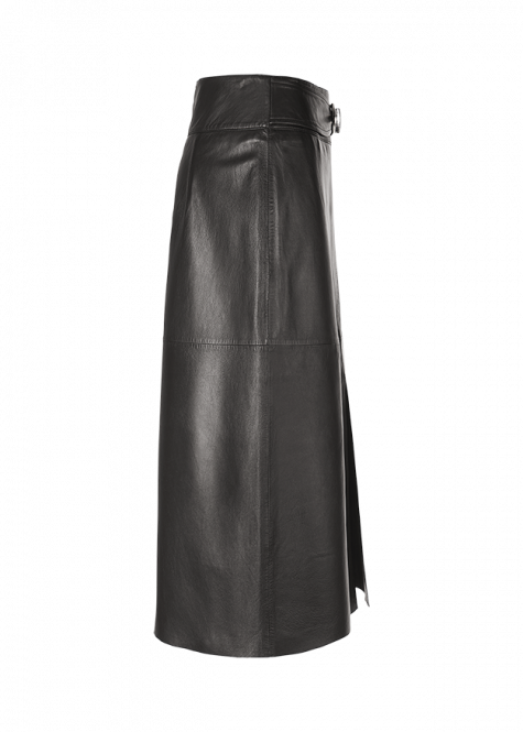 NAPPA LEATHER MIDI SKIRT von RIANI in black - Jetzt im offiziellen ...